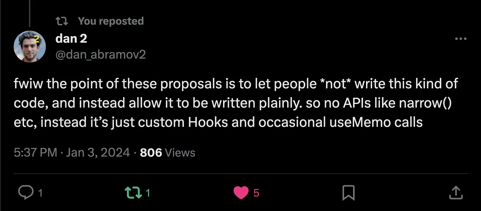 dan says I'm still wrong